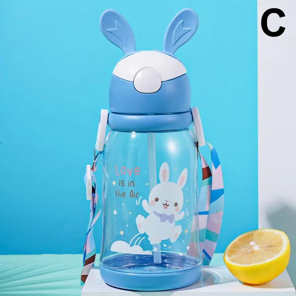 Kids Cartoon Sippy Cup with Straw