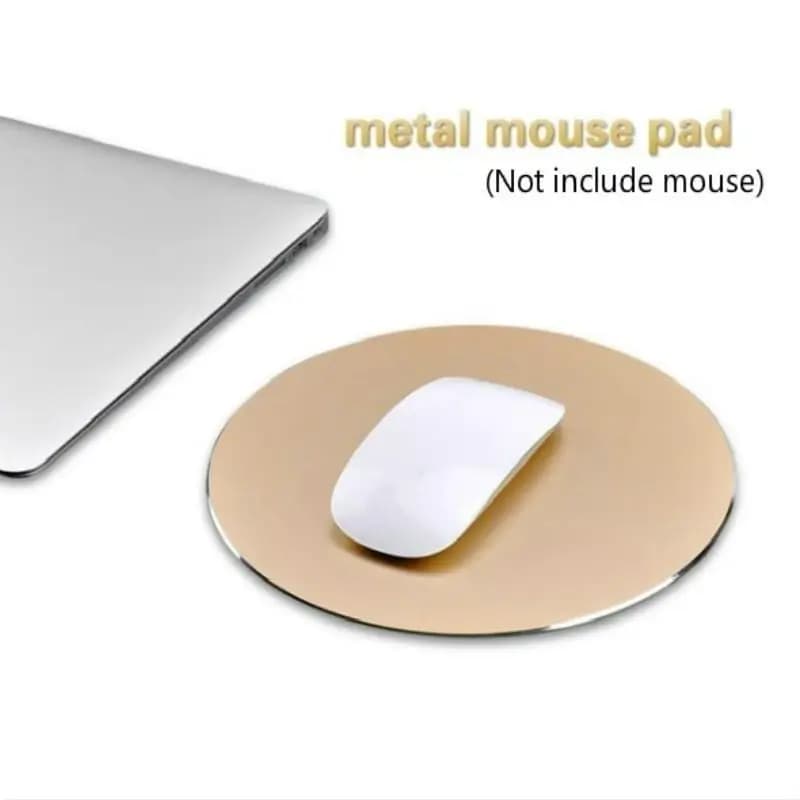 Round Metal Gaming Mouse Pad