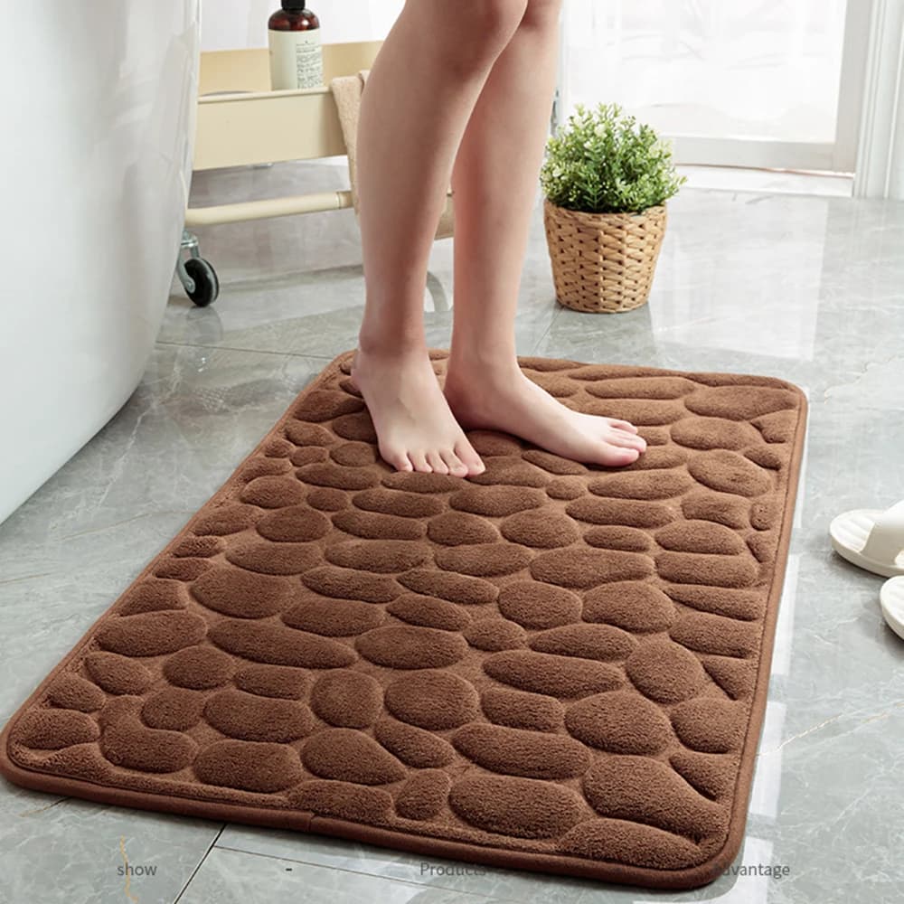 Non-Slip Absorbent Bathroom Floor Mat
