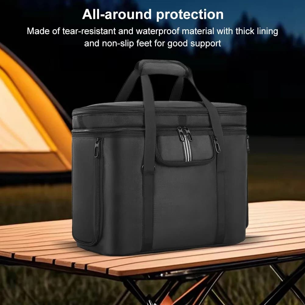 Carrying Case for Ecoflow Delta 3 Plus/Solar Generator Delta 2 Portable Power Station Bag for Ef Ecoflow River 2/2 PRO/2 Max
