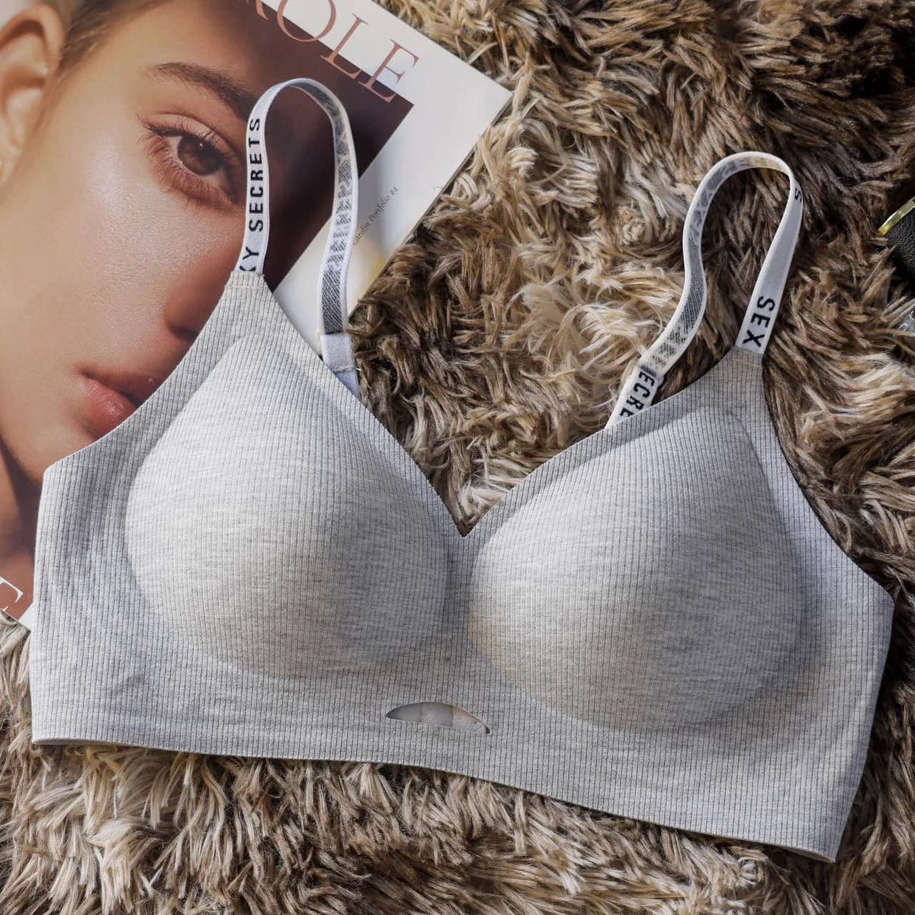 Seamless Wire-Free Push-Up Bra