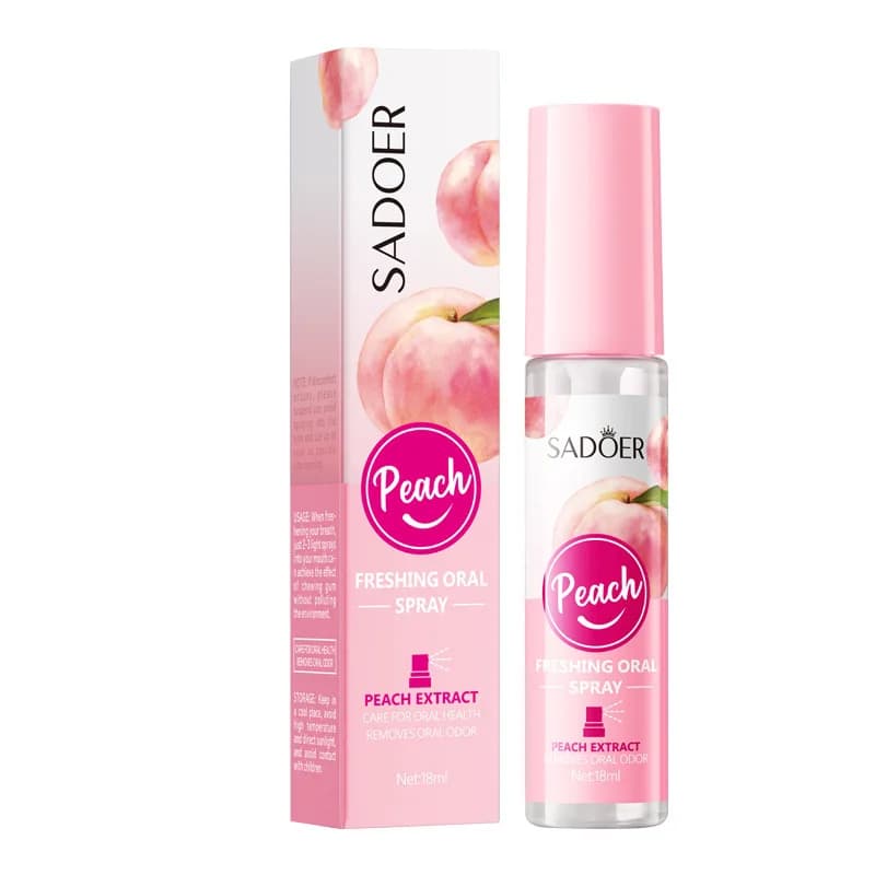 Mint and Peach Breath Freshening Spray