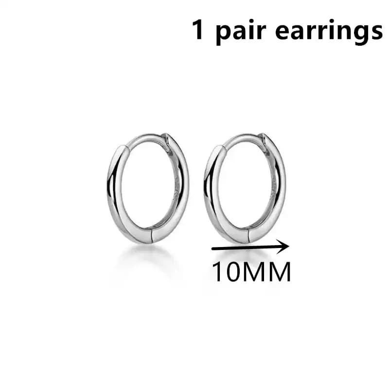 925 Sterling Silver Small Stud Earrings