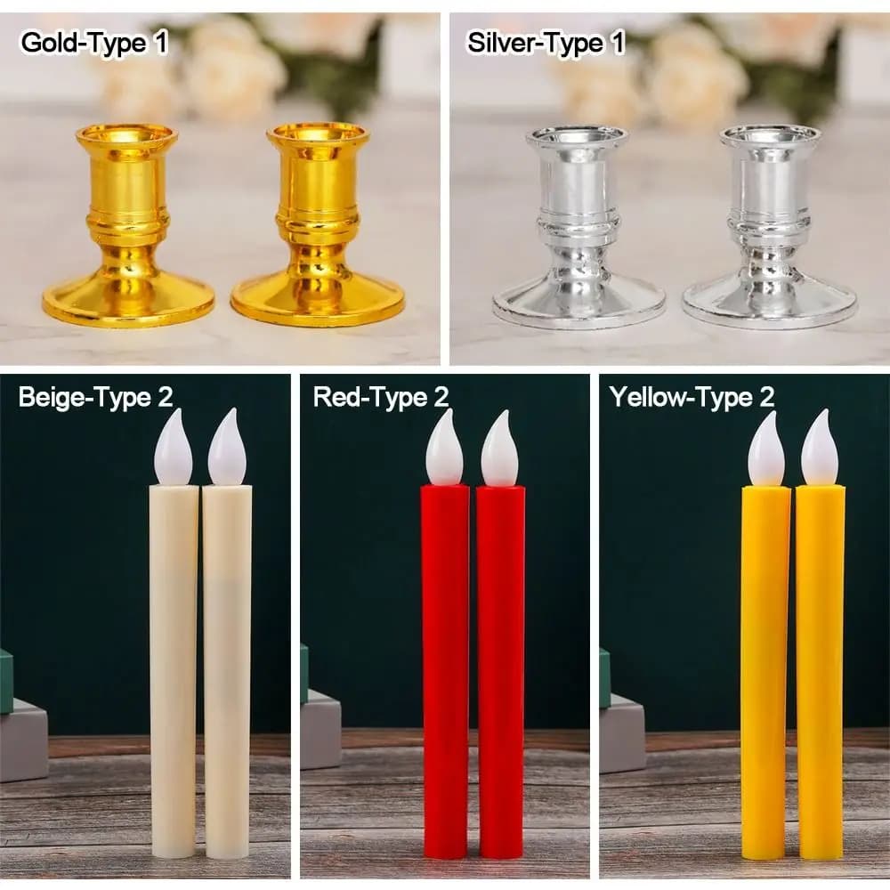 Flameless LED Taper Candles