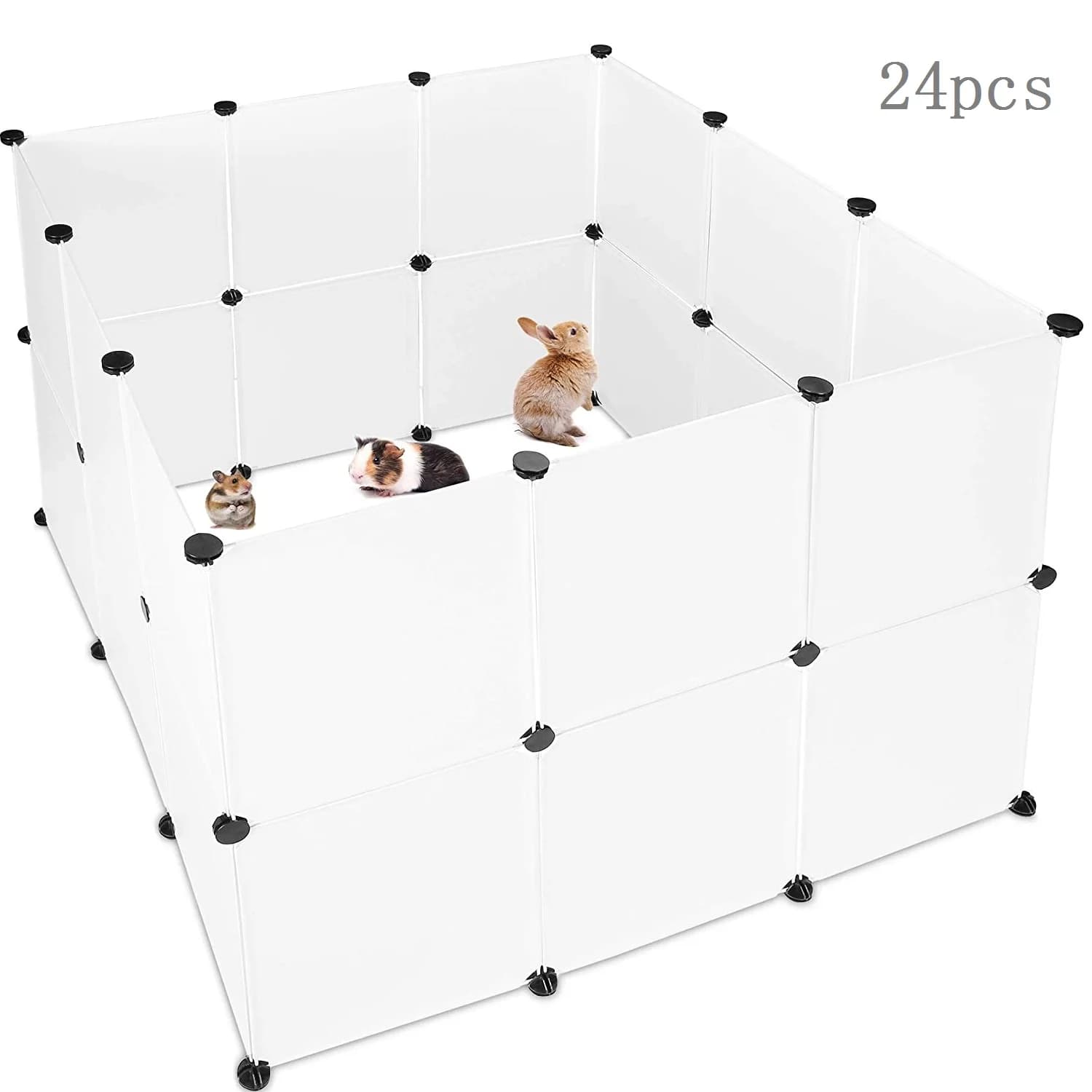 Foldable Pet Playpen Fence Freely Combinable