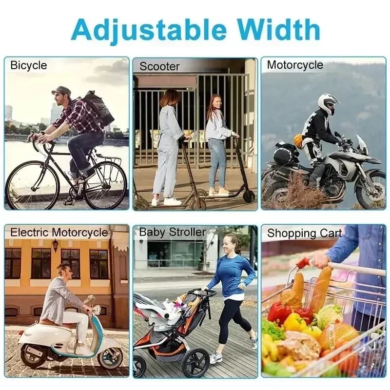 Motorcycle Bike Phone Mount  360° Rotatable Phone Holder for Mountain Bike Moto Motorcycle Stand Bracket Non-slip Cycling