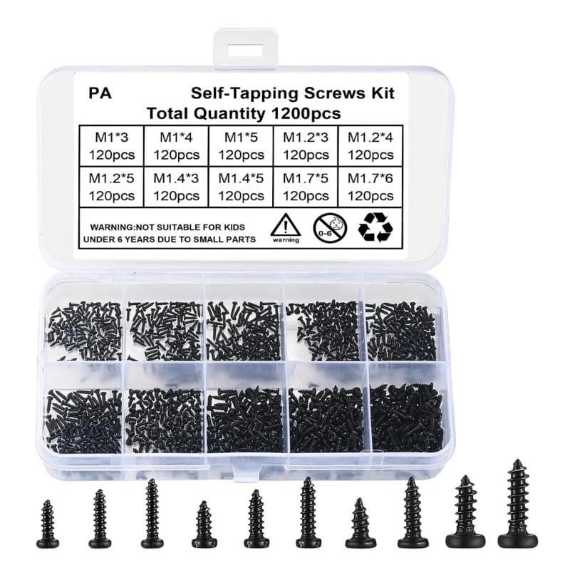 Mixed Size Self-Tapping Screw Assortment