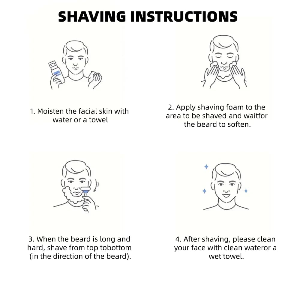 10-Blade Razor with Refillable Head and Lubricating Strip