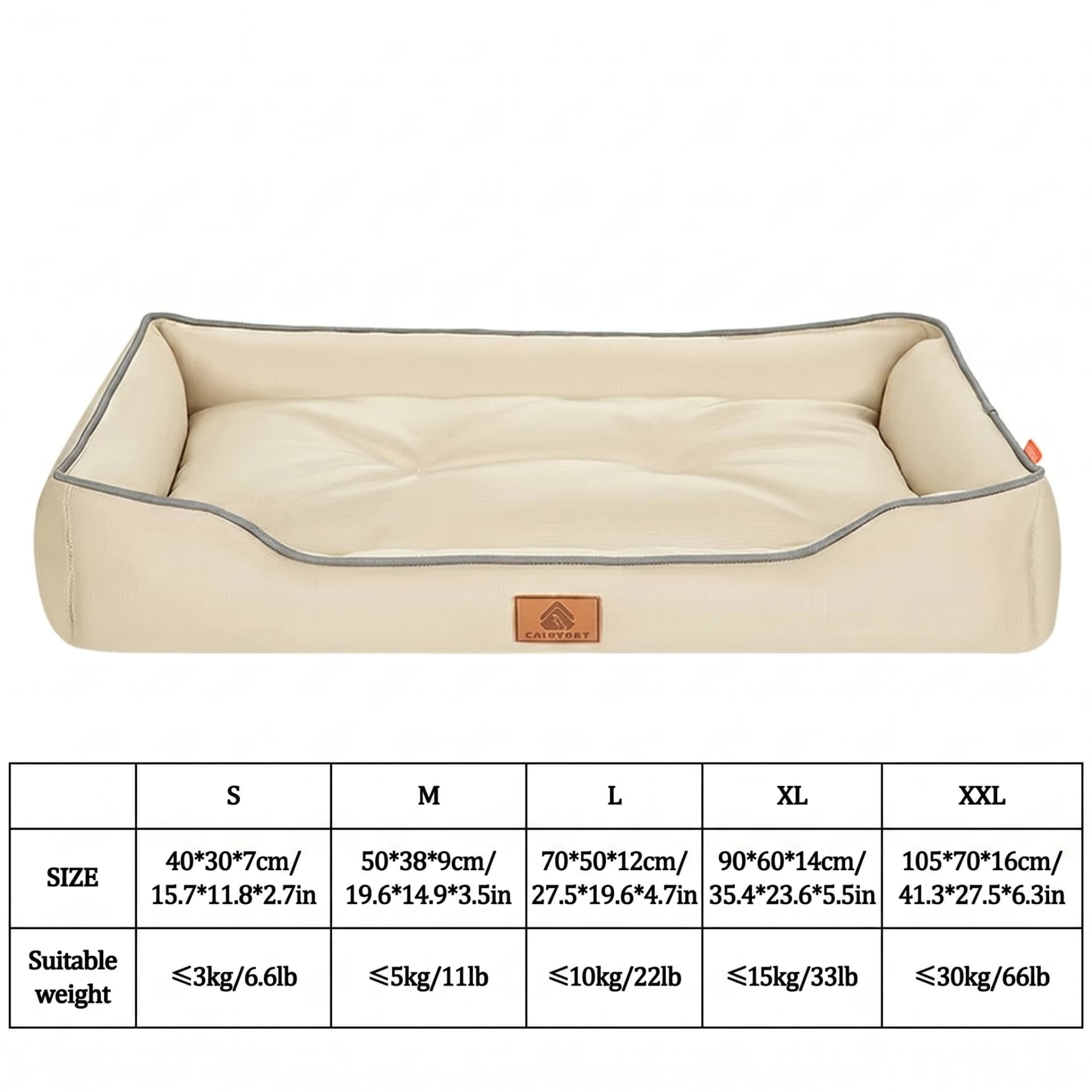 Extra Thick Supportive Dog Bed for Large Dogs