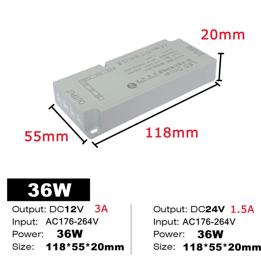 Home Transformers with EU/US Plug AC220V To DC12V 24V Switching Power Supply Home Lighting Cabinets Wardrobes LED Light Strip