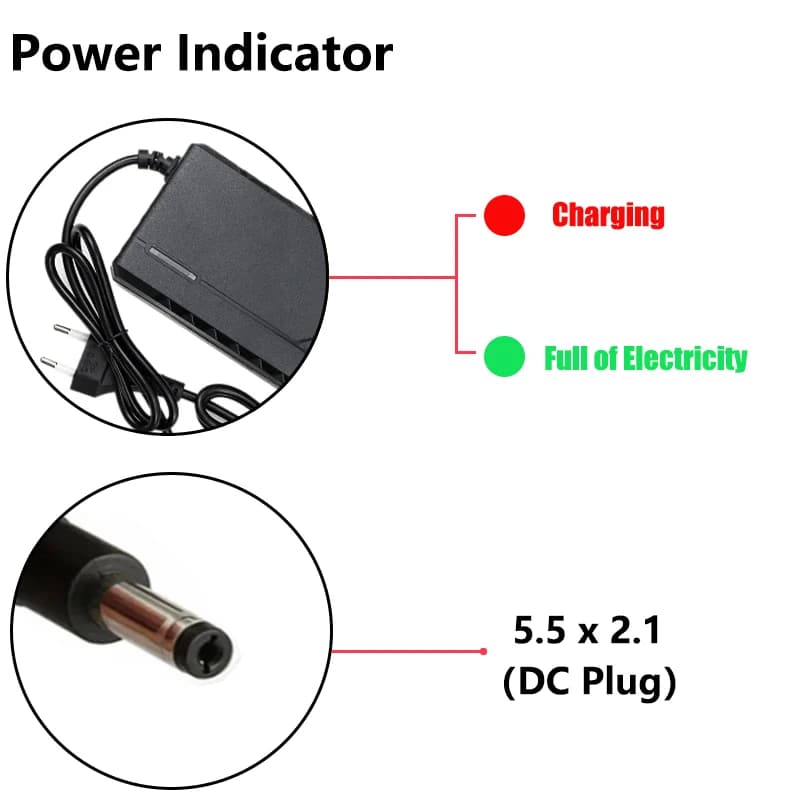 Multi-Voltage Lithium Battery Charger 36V-72V