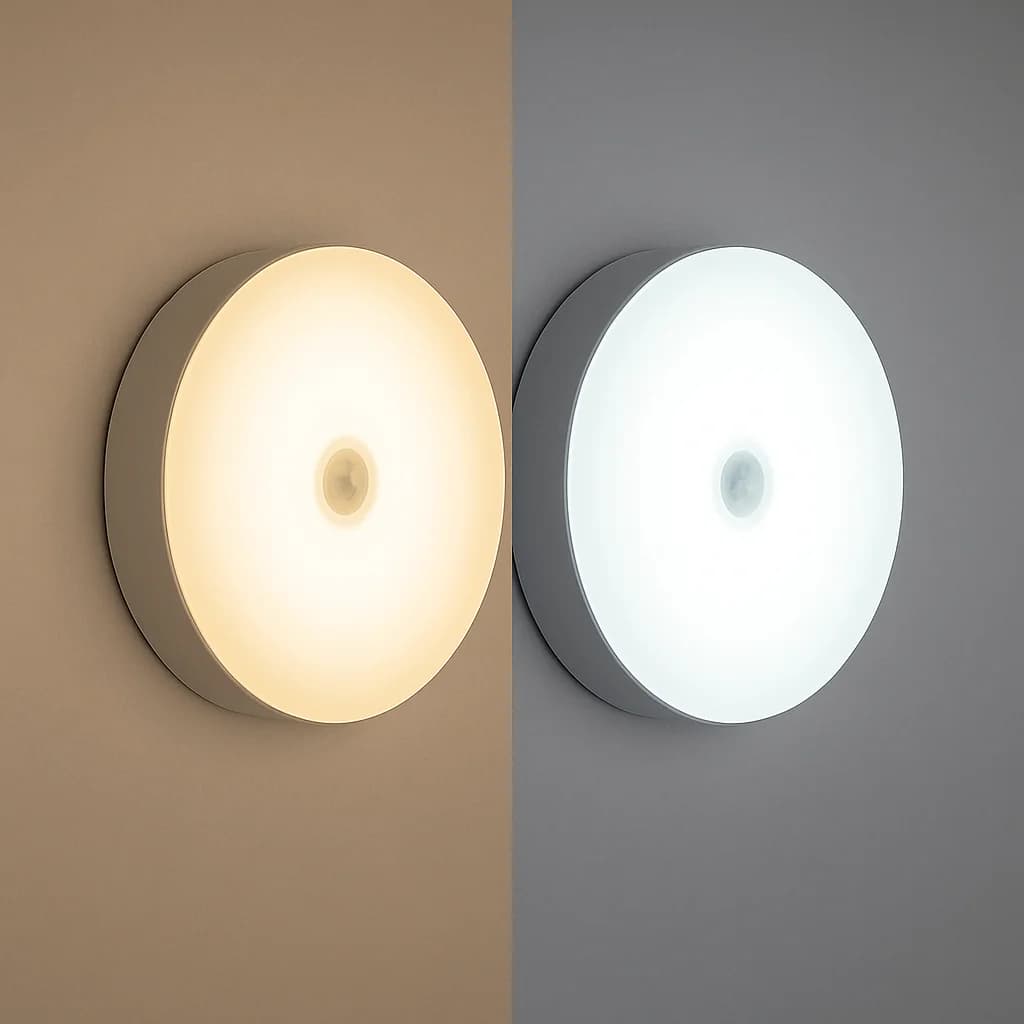 LED Night Light Smart Human Body Sensor with Digital Sensor Head Magnetic Suction Wireless-Use Eye Protect Night Lamp