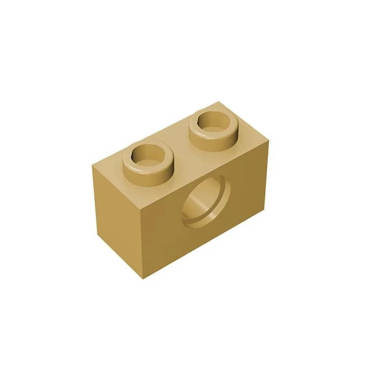 1x2 Brick with Hole Building Block