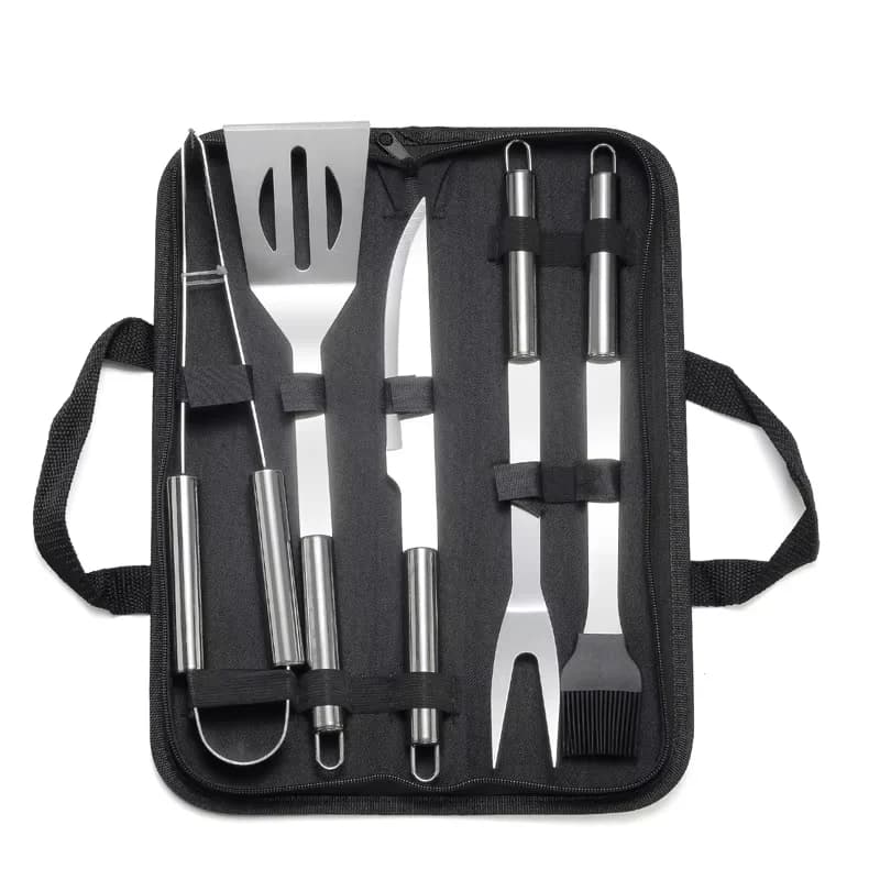 Stainless Steel BBQ Grill Utensils Set With Bag