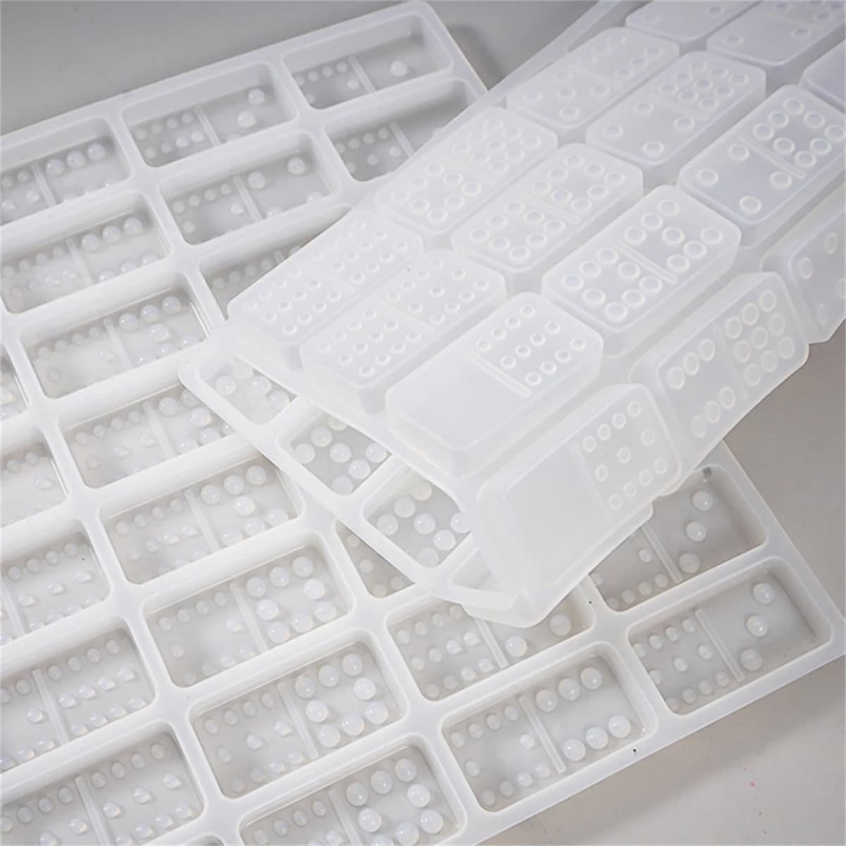 Silicone Domino Block Mold for Resin Casting Epoxy Resin Mold Suitable DIY Board Games Handicrafts and Gifts Silicone Resin Mold