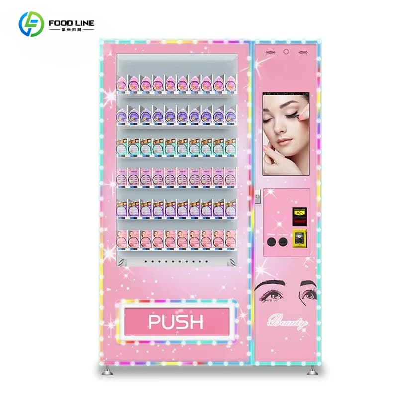 Attractive Design Self-Service Smart Cosmetics Vending Machine Beautiful Hair & Eyelashes Vending Machine Beauty