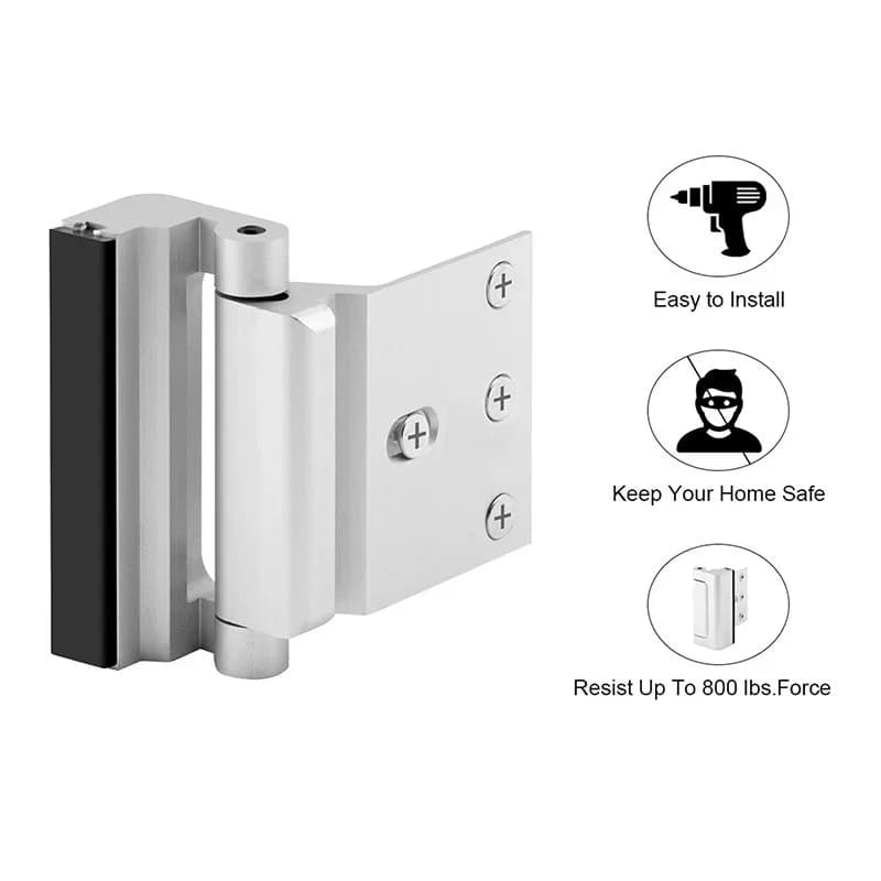 Door Reinforcement Lock with 3 Inch Stop