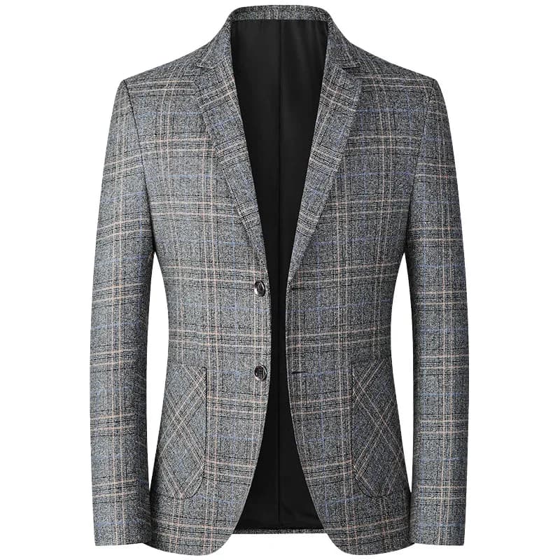 Men's Checked Blazer