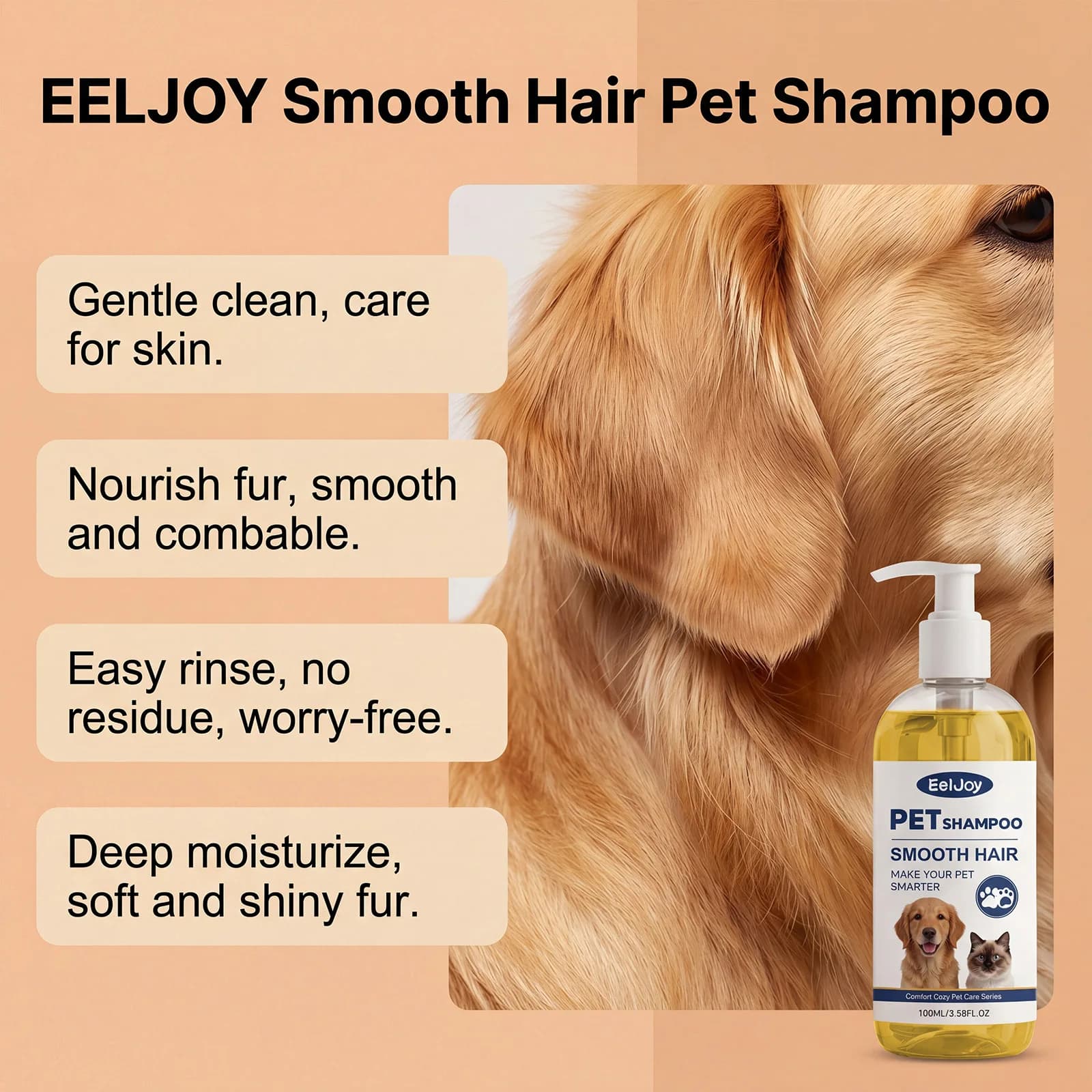 Moisturizing Shampoo for Dogs and Cats