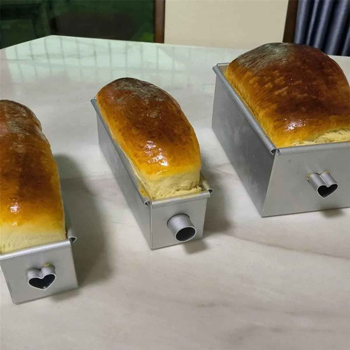 Heart-Shaped Aluminum Loaf Baking Pan
