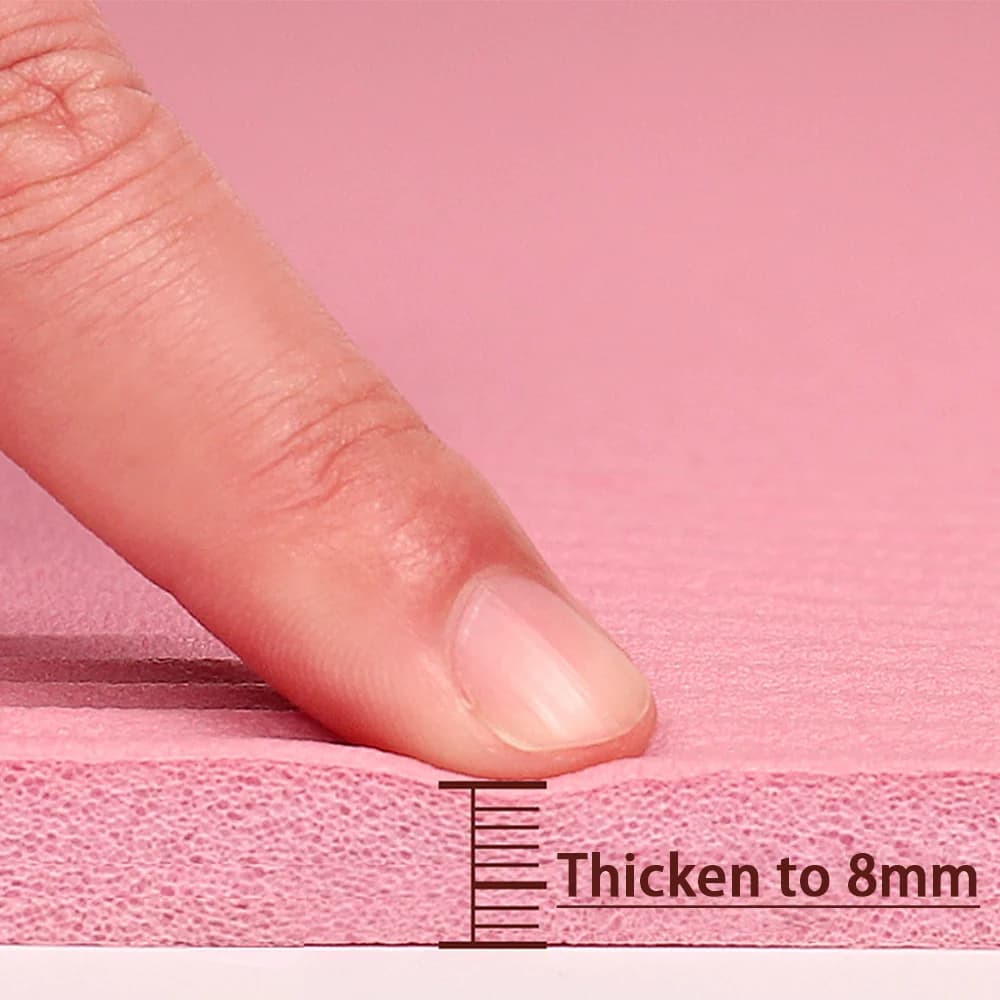 8mm NBR Yoga Mat with Carrying Strap