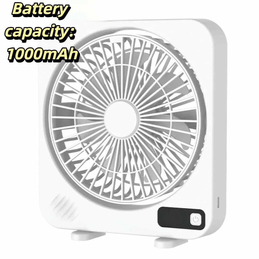Portable Desktop Fan with LED Display