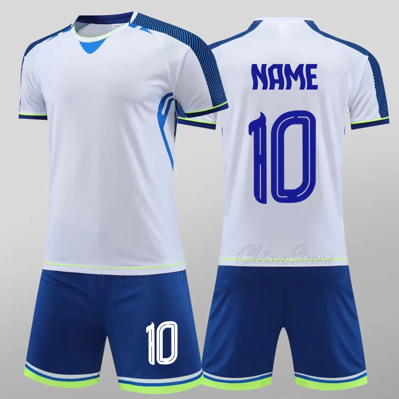 Adult and Kids Soccer Uniform Set