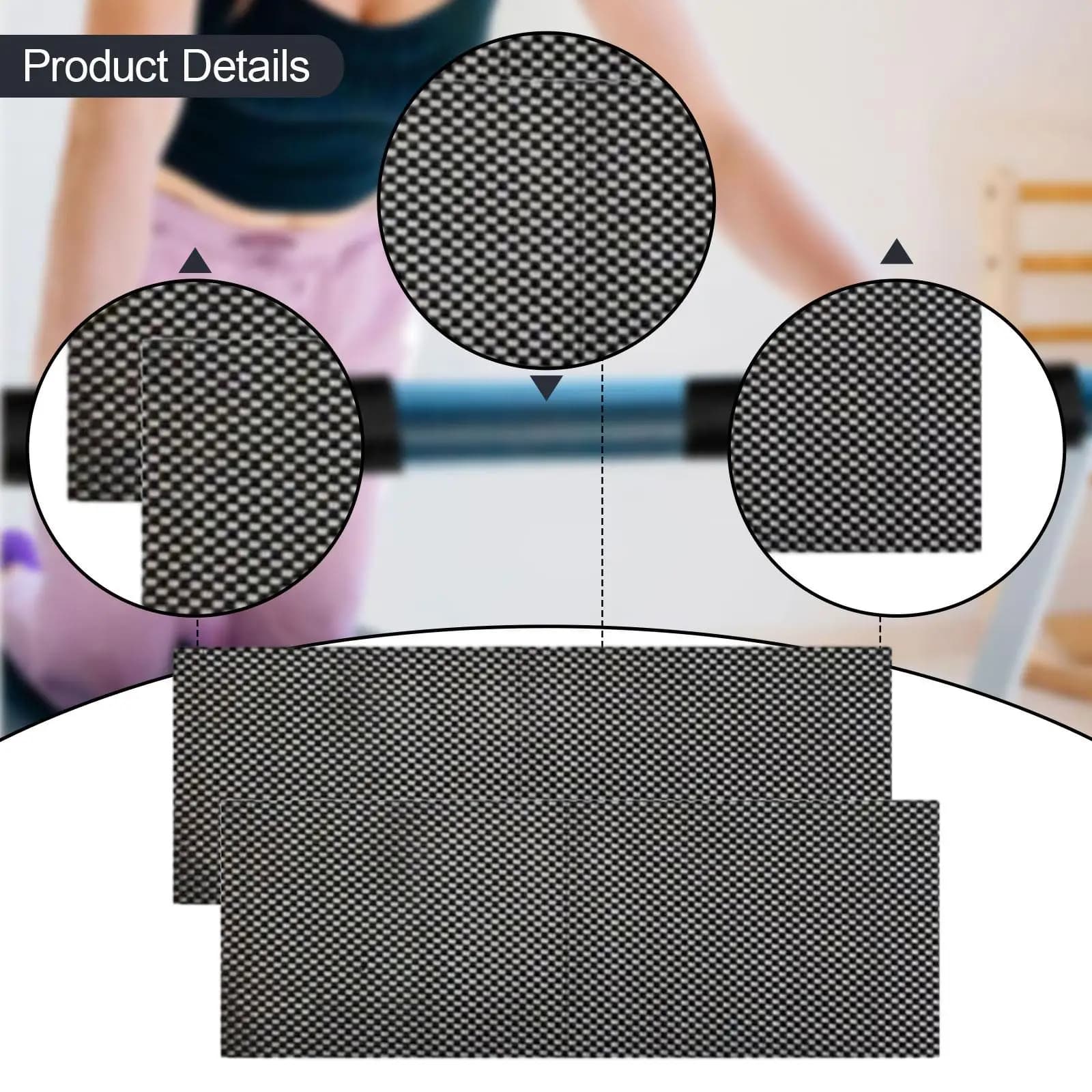 PVC Pilates Reformer Nonslip Gripper Mat