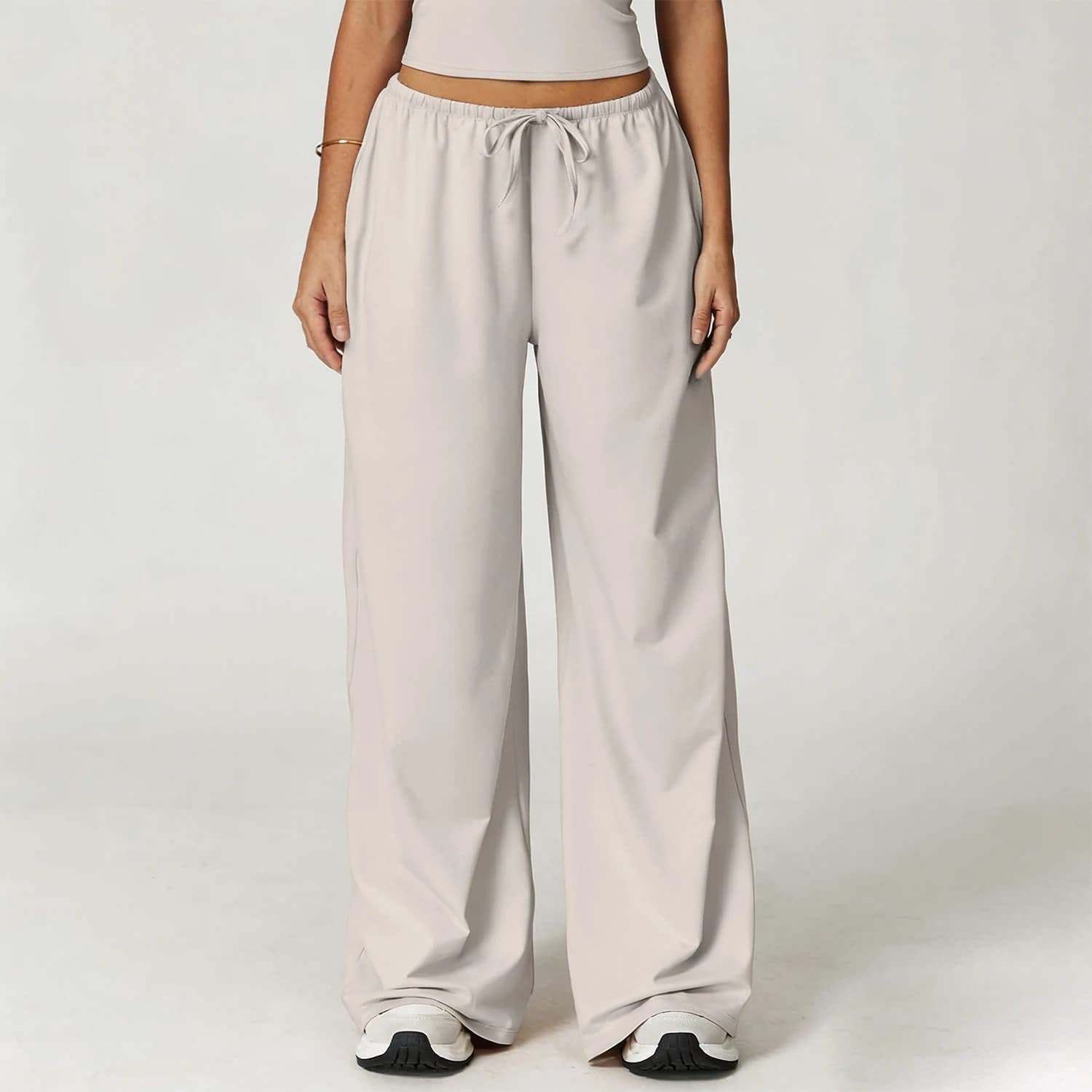 Women's Loose Yoga Pants with Drawstring Waist