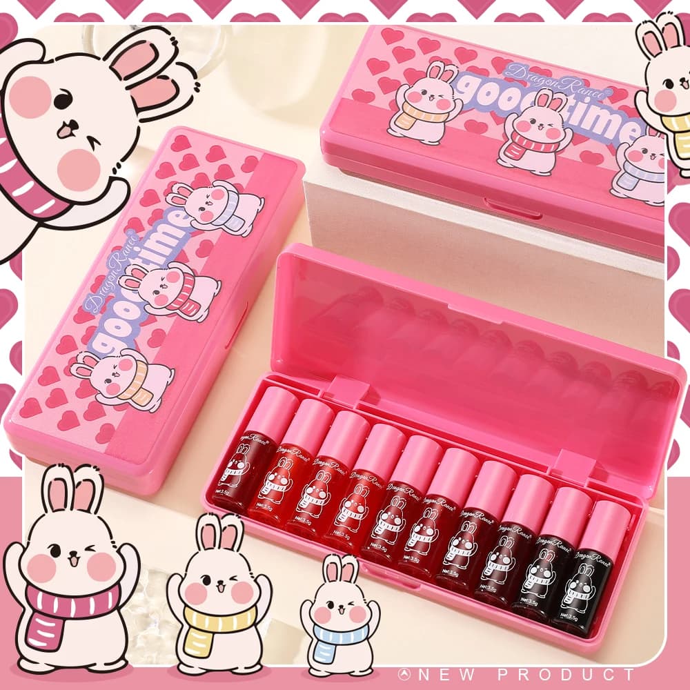 Lip Gloss Set of Ten