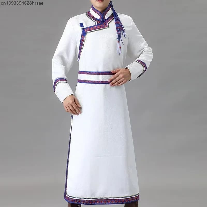 Mongolian Traditional Ethnic Grassland Robe