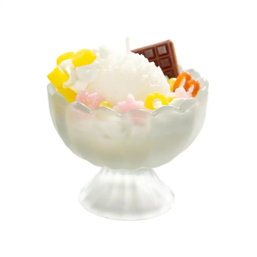 Ice Cream Scented Candle in Glass Jar