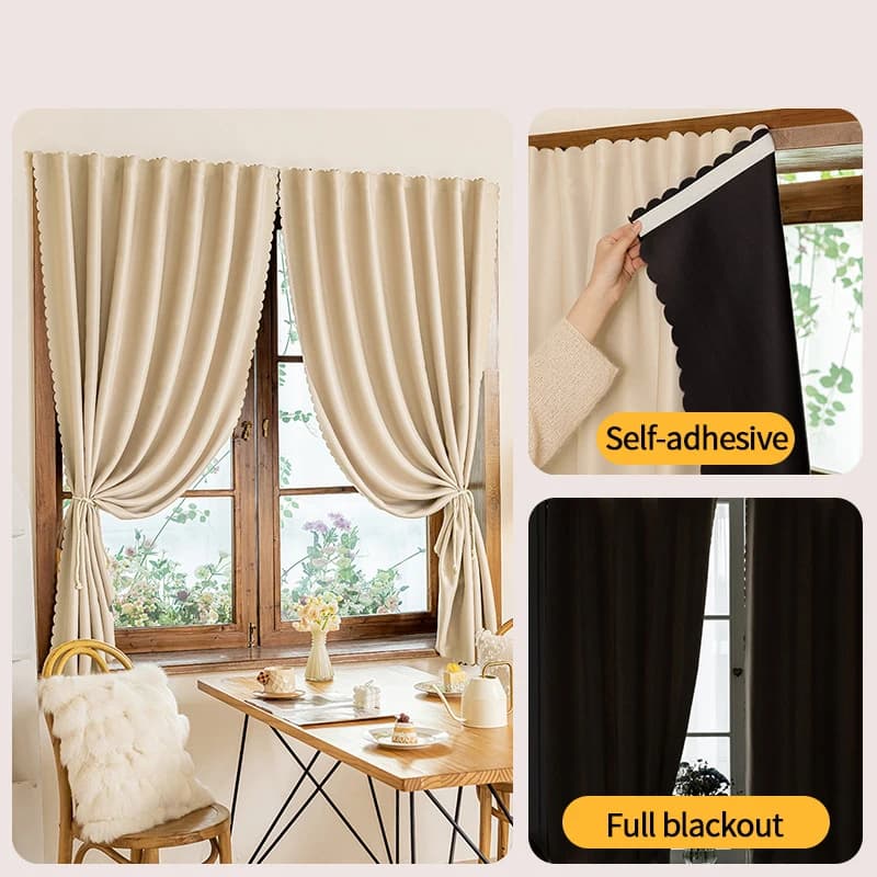 Self-Adhesive Blackout Curtain Panel