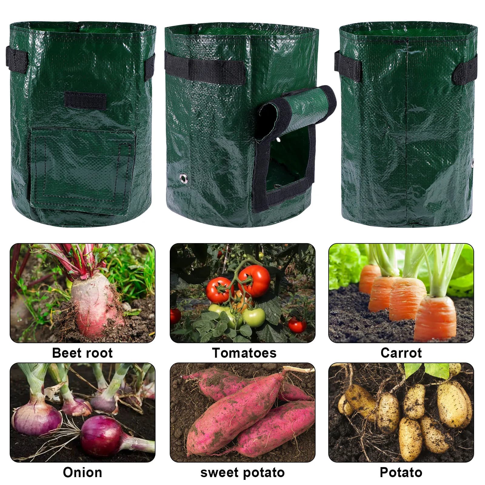 Potato Grow Bags With Harvest Window