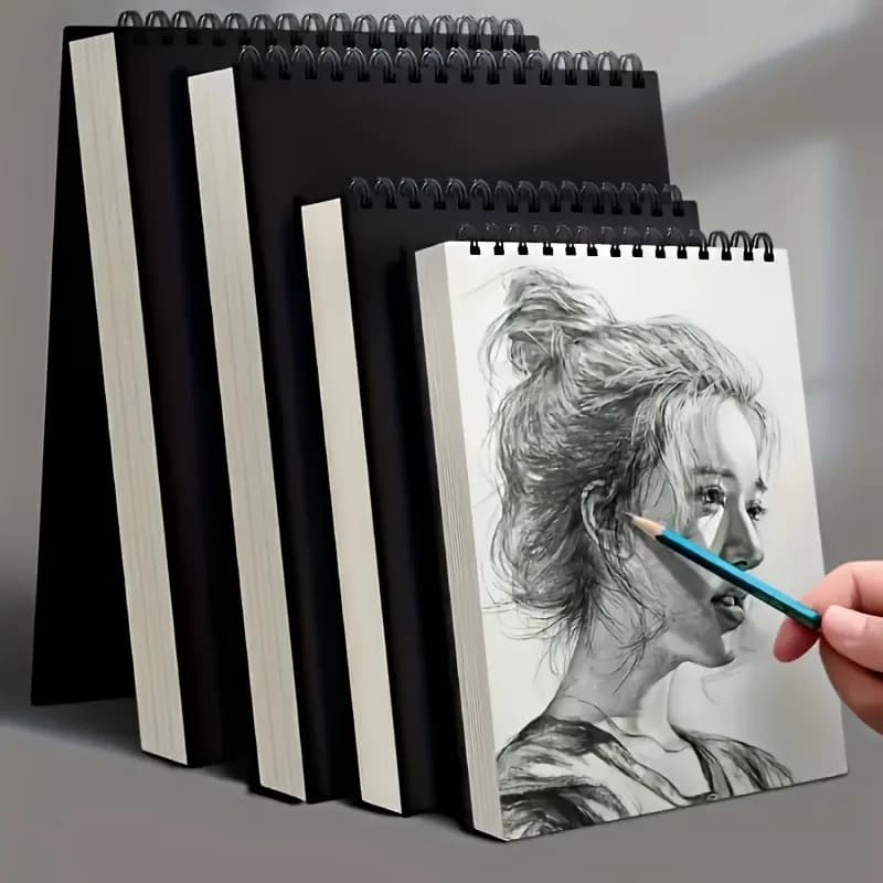 Thick Square Spiral Sketch Pad