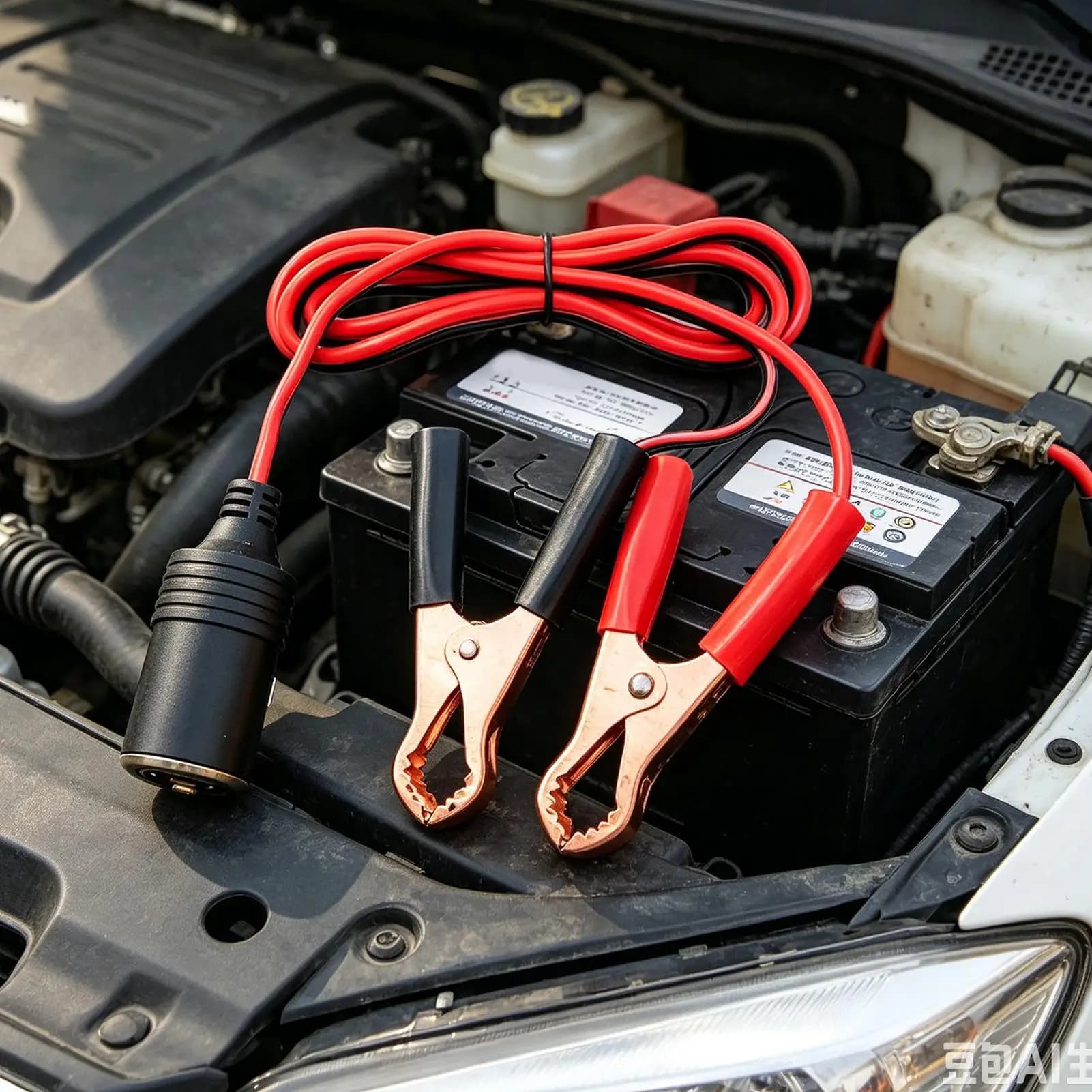 Battery Clip Adapter Cable for Vehicles