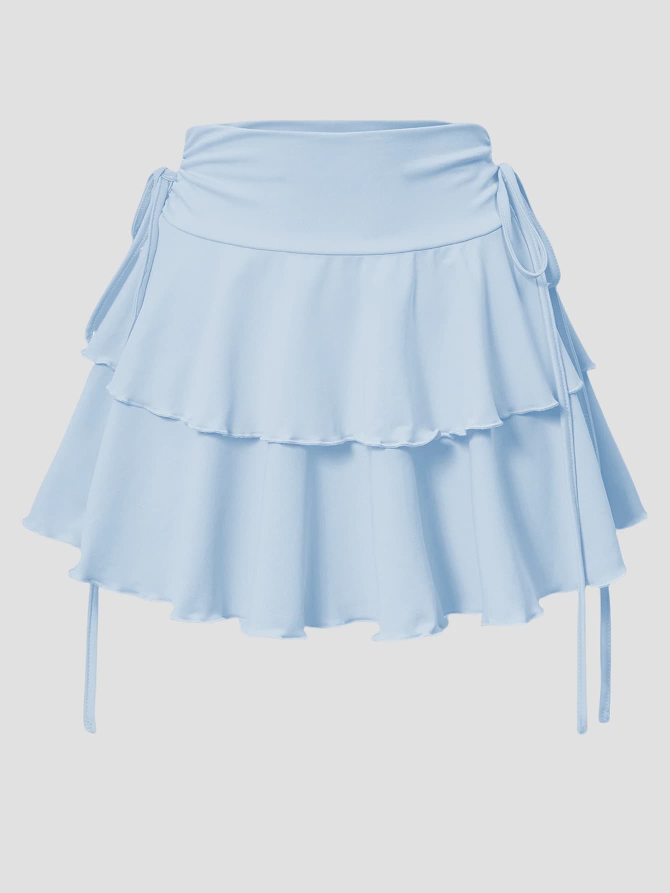 Women's Solid High Waist Slim Fit Summer Skirt