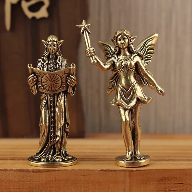 Fairy Princess Figure Home Decor  Ornament Retro Desktop Decoration Craft Fairy Prophet Ornament