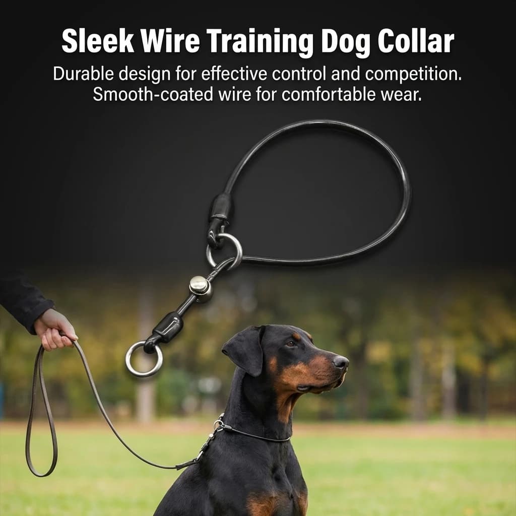 Steel Wire Dog Collar With PVC Coating