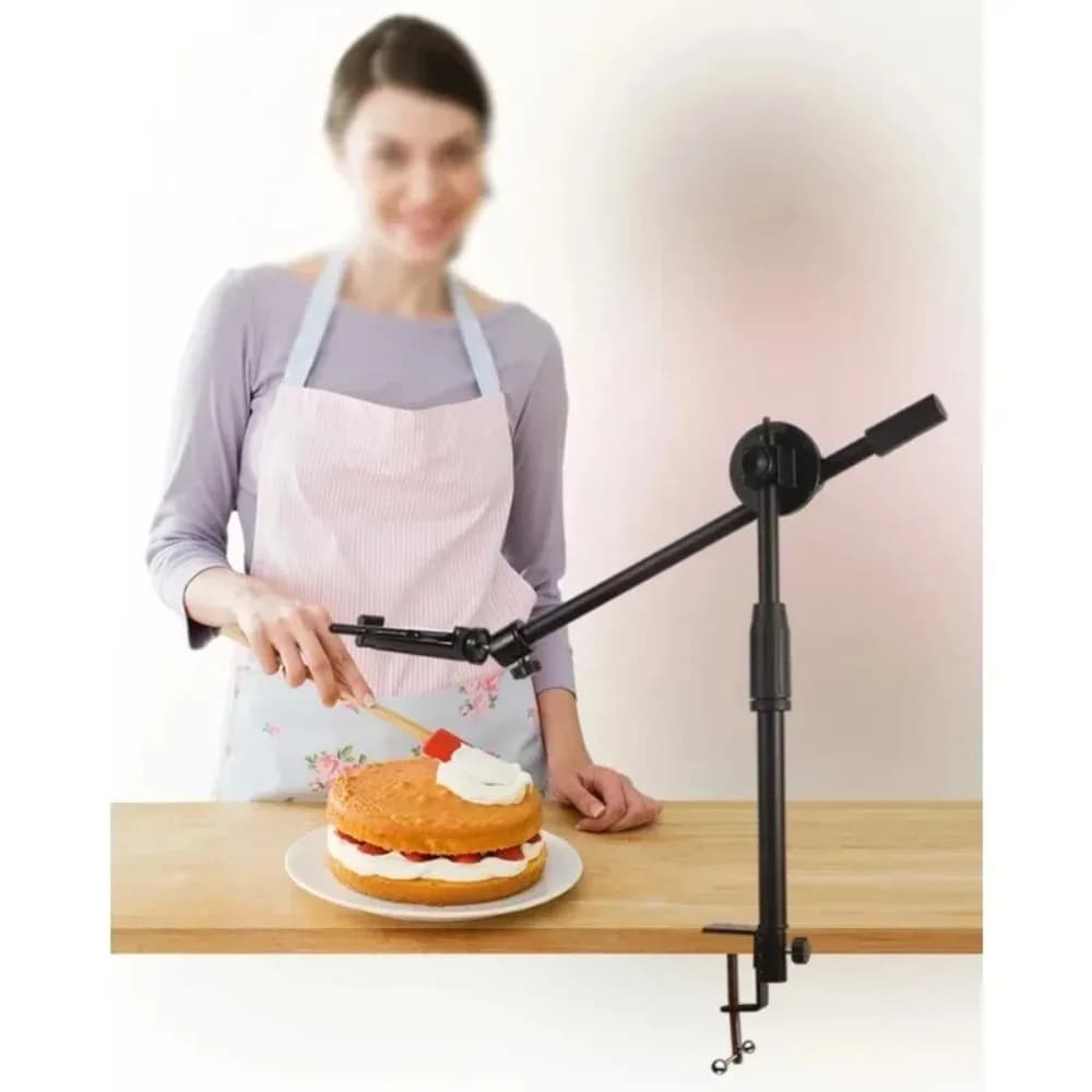 Horizontal Phone Tripod Stand with Articulated Arm