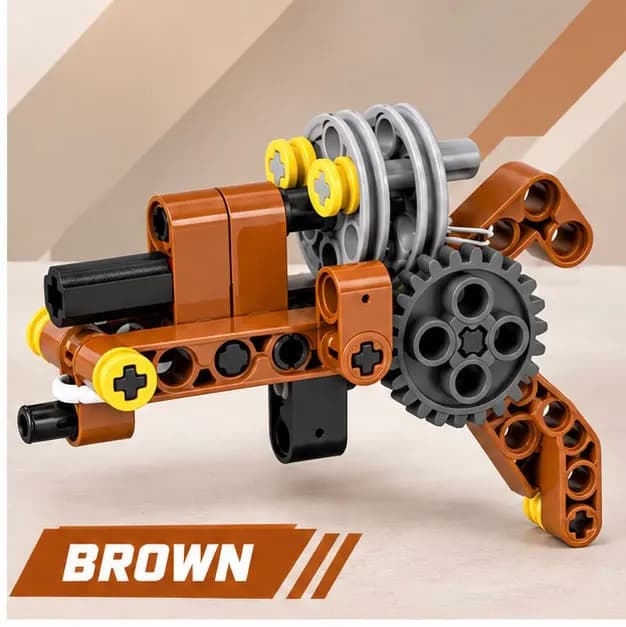Mechanical Gear Assembly Building Kit