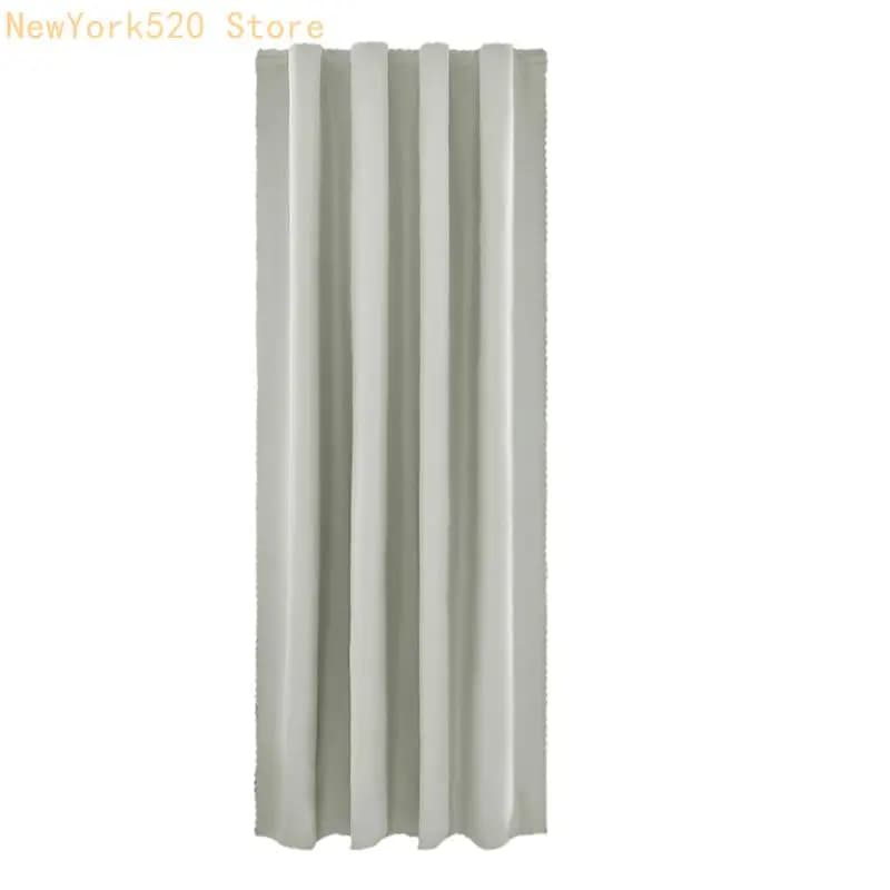 Blackouts Window Curtains Heat Insulating Soundproof Polyester Materials Easy Install Home Decoration N84C
