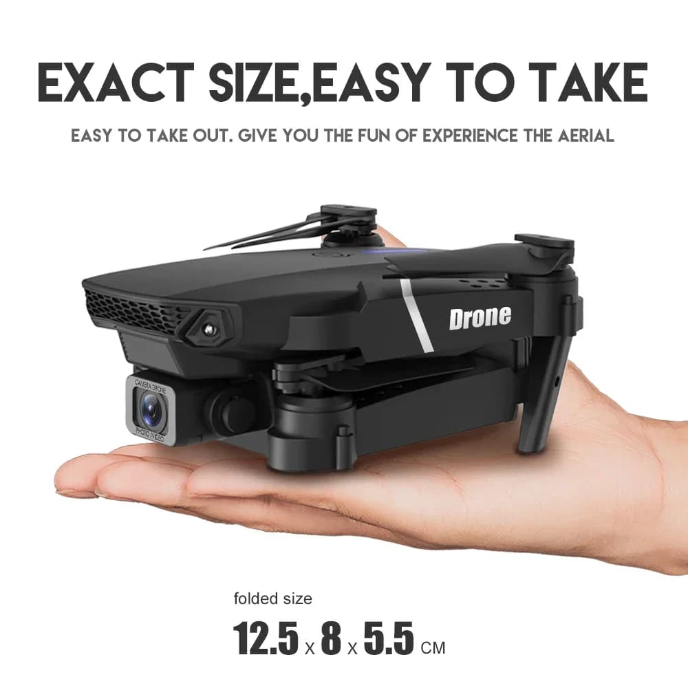 E88 Pro Foldable 4K WiFi FPV Quadcopter Drone