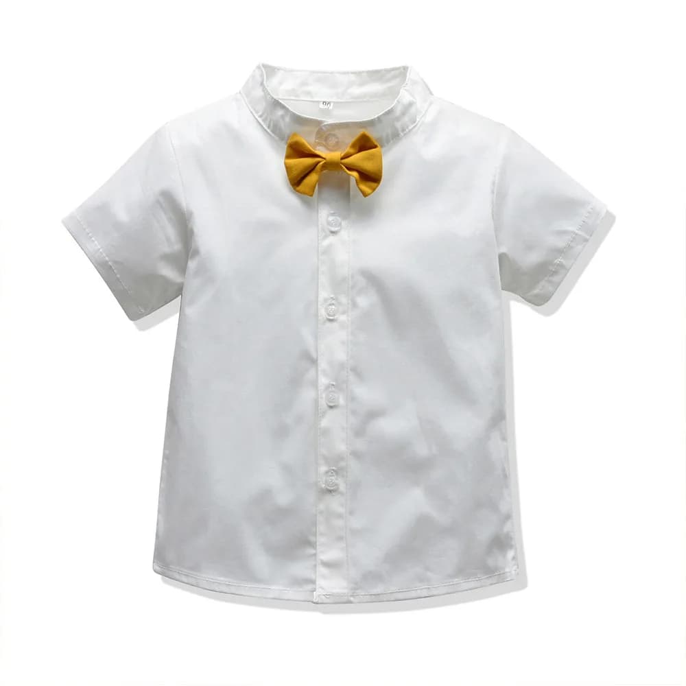 Kids Solid Formal Cotton Suit 1-6 Years