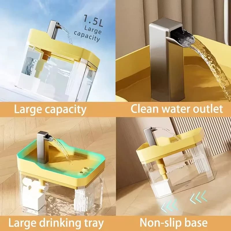 Automatic Cat Water Fountain with Filter