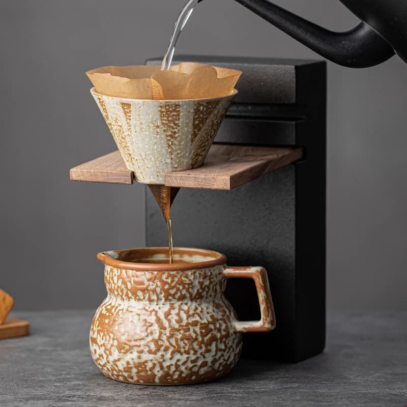 Coffee Cup New Fashion Exquisite High Sense Retro Style Hand Brewed Coffee Cup Tableware Drinkware Home Decoration