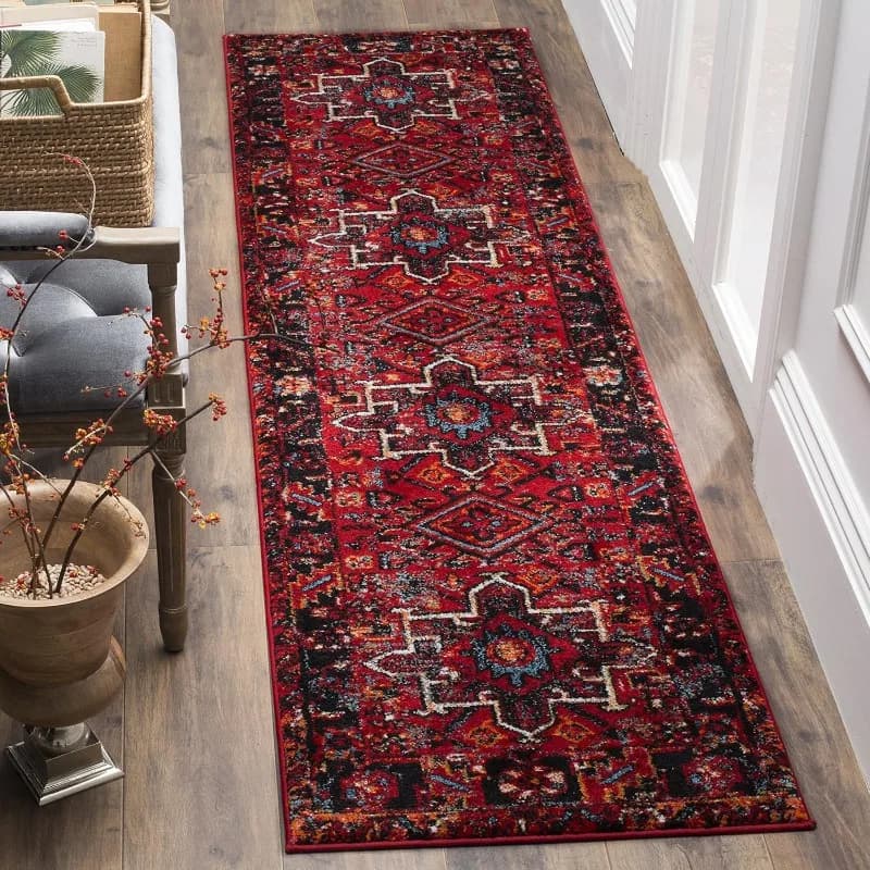 Persian Geometric Runner Rug