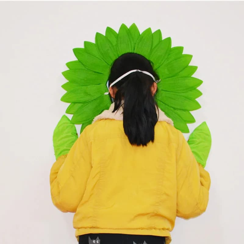 Sunflower Clown Mask Headgear Party Prop