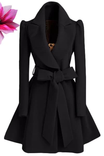 Women's Winter Wool Blend Long Coat