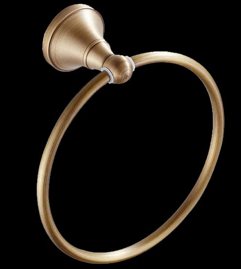 Luxury Solid Brass Bathroom Accessories Set: Towel Bar, Paper Holder, Towel Ring, Robe Hook - Complete Modern Bathroom Set